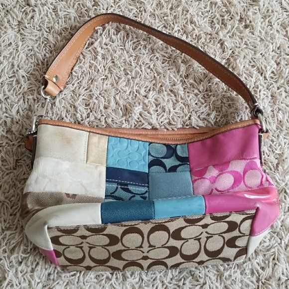 Coach Handbags - Coach patchwork bag
